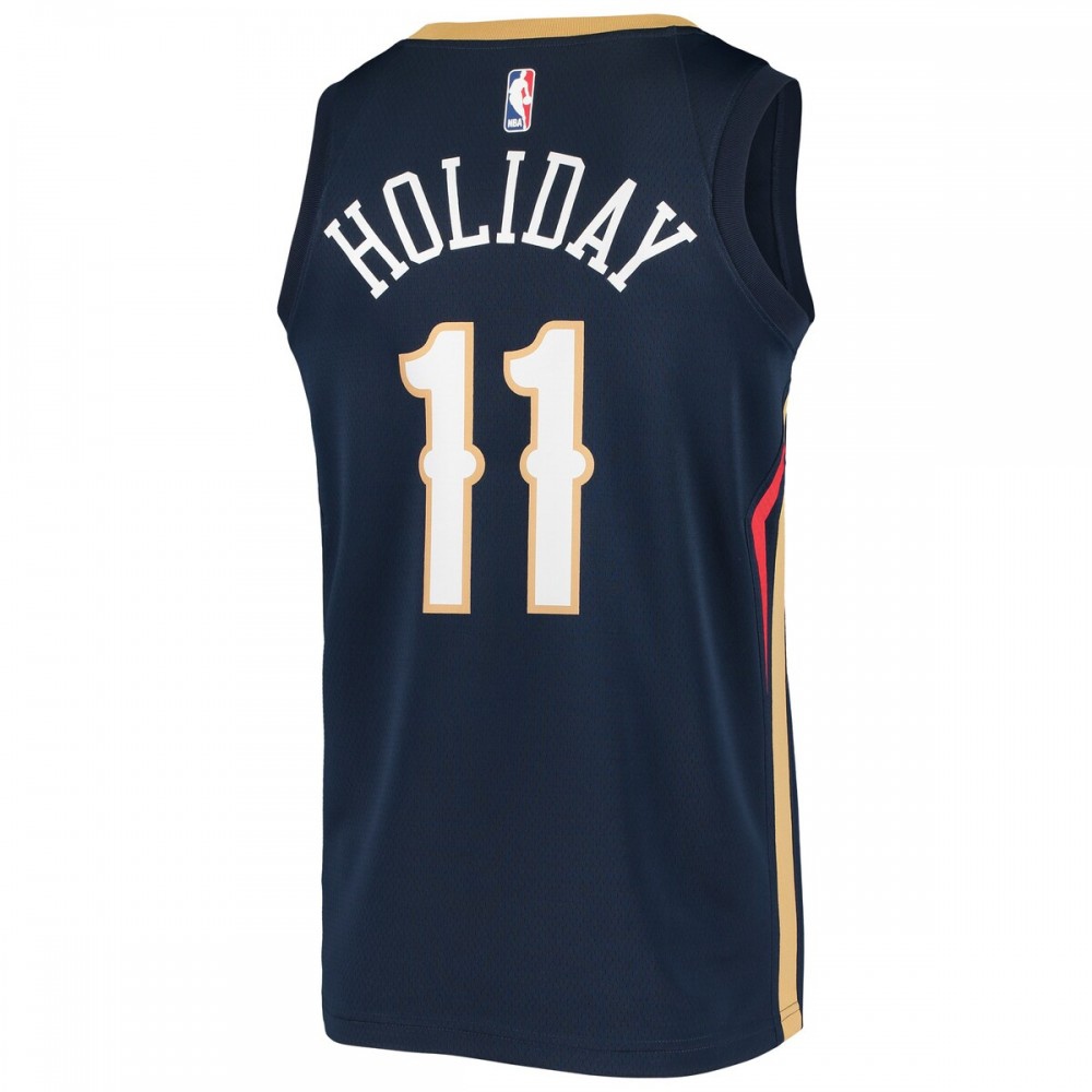 Jrue Holiday New Orleans Pelicans Swingman Jersey - Navy-Pro Kit Vault | Brand New 26/27 Sports Jerseys